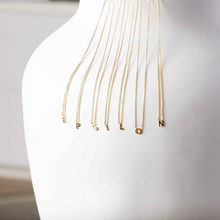 Load image into Gallery viewer, Petite Alphabet Necklace