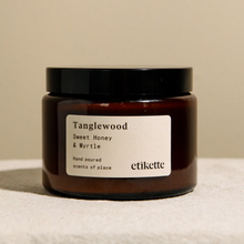 Load image into Gallery viewer, Etikette 500ml Candle // Tanglewood // Sweet Honey & Myrtle