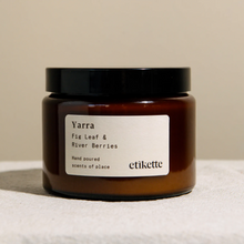 Load image into Gallery viewer, Etikette 500ml Candle // Yarra // Fig Leaf &amp; River Berries
