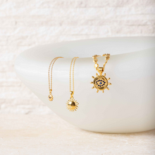 Load image into Gallery viewer, Evil Eye Sun Pendant PRE-ORDER
