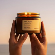 Load image into Gallery viewer, Etikette 500ml Candle // The Bight // Lemongrass Citronella
